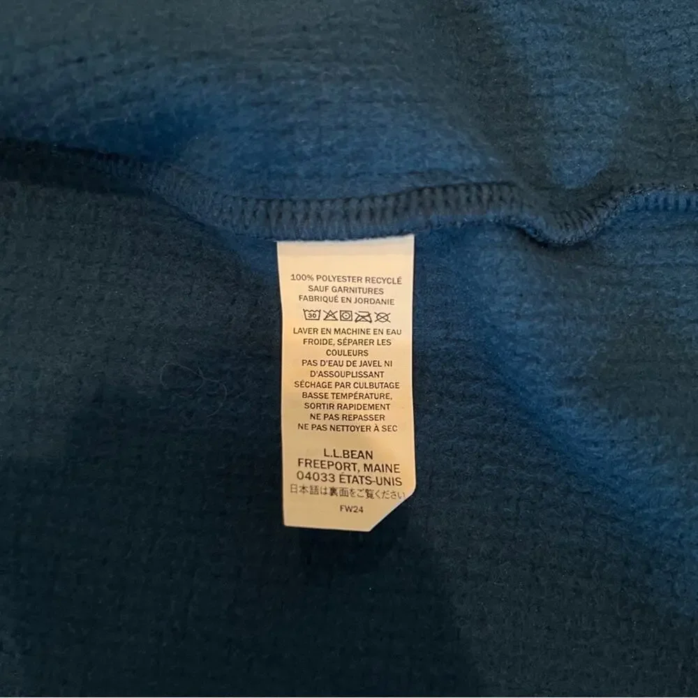 NWOT L.L. Bean Men's Pathfinder Performance Full-Zip Fleece Jacket Size XL